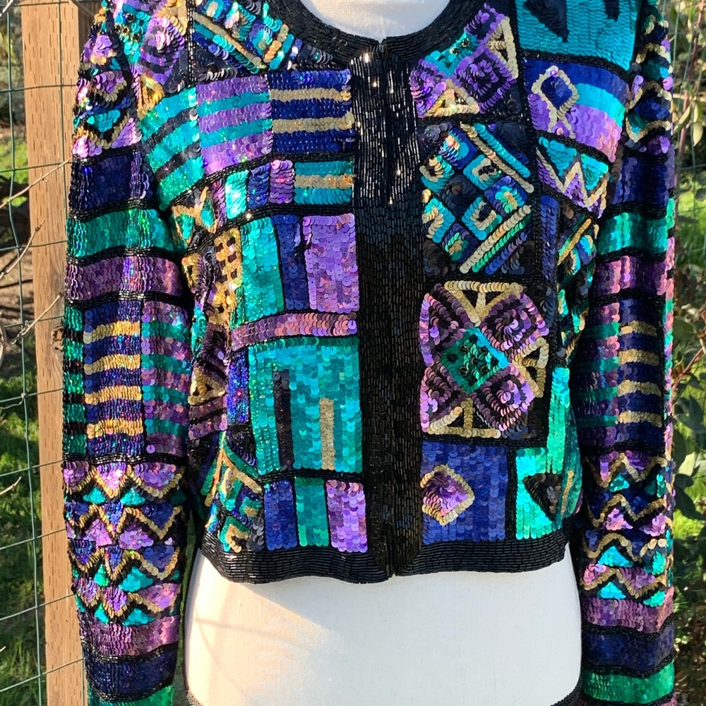 Vintage sequins jacket